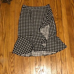 Banana Republic MIDI Plaid Skirt